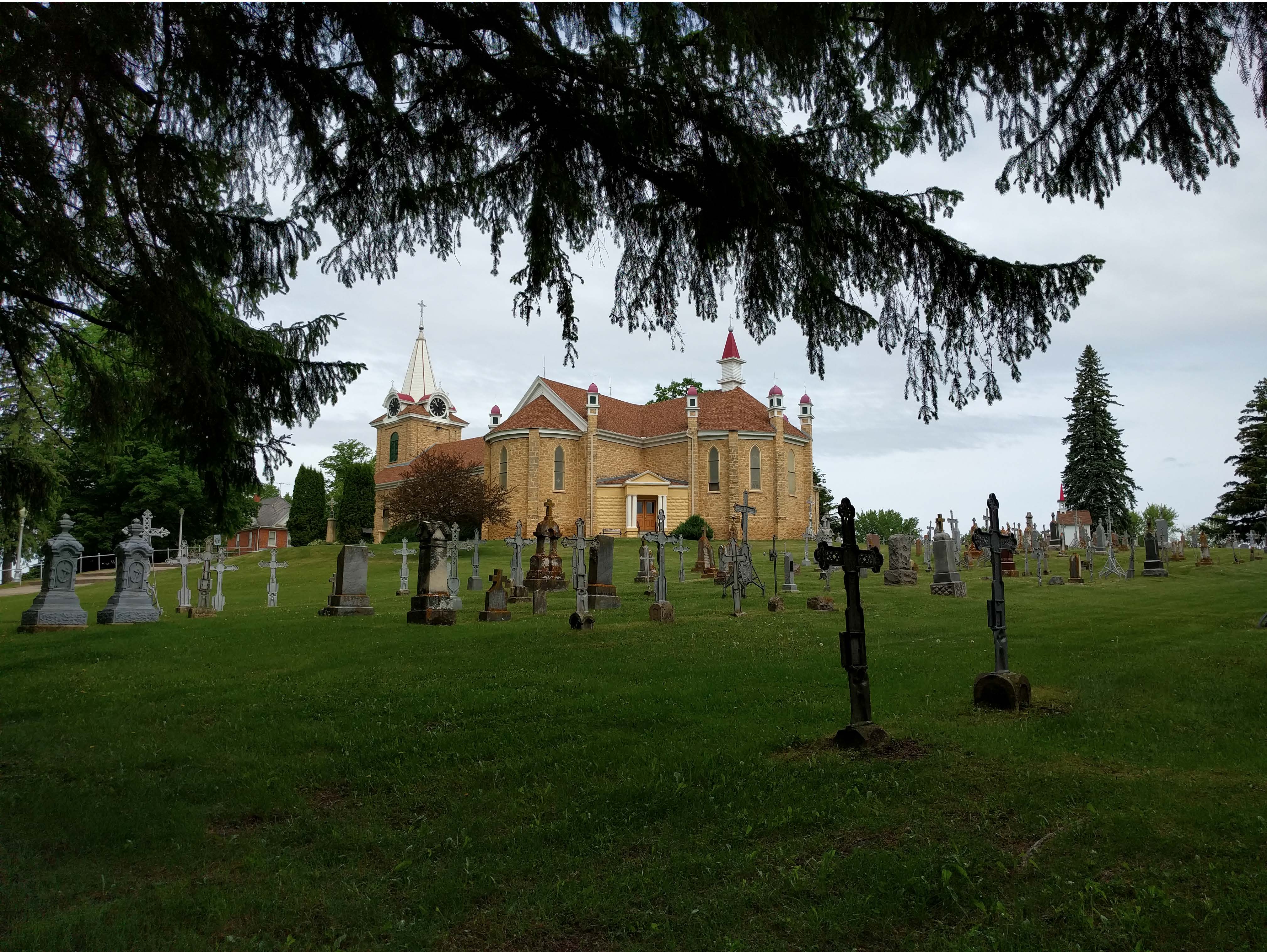 St. Wenceslaus Church & cemetery